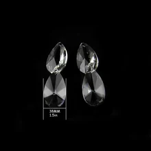 380 шт./лот 38 мм Стеклянная Люстра призма люстра с хрустальными подвесками Запчасти для люстры