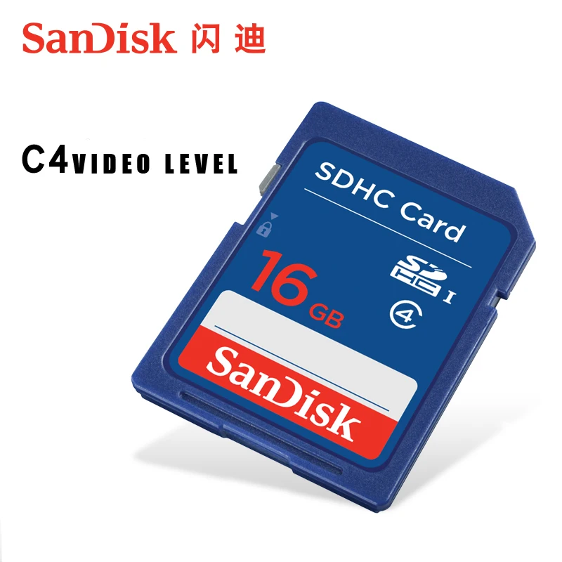 Оригинальный sandisk карты памяти 8 ГБ 16 ГБ класса 4 SD карты SDHC для цифровых Камера Бесплатная доставка флэш-памяти рукоять