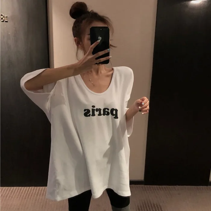 

Cheap wholesale 2019 new Spring Summer Hot selling women's fashion casual t shirt lady beautiful nice Tops FP246