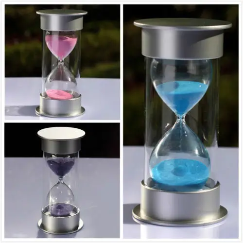 Пластик песок стекло песочные часы таймер 30 минут Home Decor - Цена: 