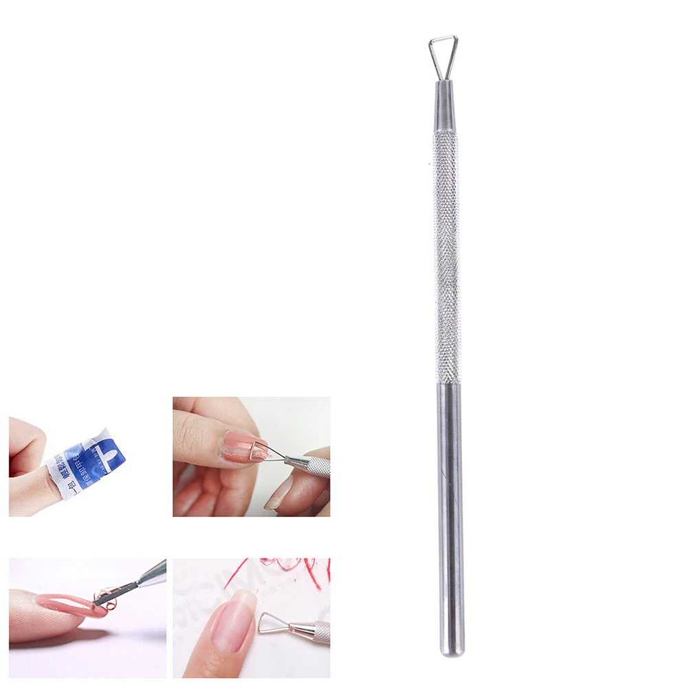 Гель лак для ногтей из нержавеющей стали удаления кутикулы|stainless steel cuticle remover|cuticle