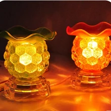 EssenceoilCrystal стеклянная Аромалампа подключенная индукционная печь масла для ароматерапии компрессионное коаксиальное устройство с вилкой