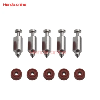 

5pcs Carburetor Float Briggs Needle Valve Seat Kit For Briggs Stratton 398188 Carb 5 and 6HP vertical 3.5 and 5 HP Industrial