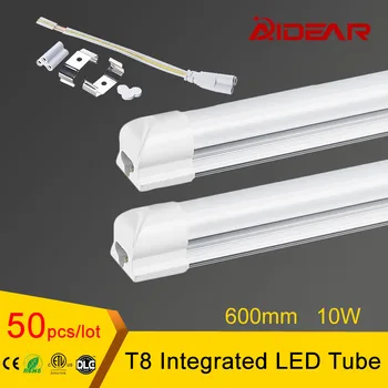 

T8 led tube light SMD2835 600mm led tube lamp 9W, 50pcs/lot, CE and Rohs tube led