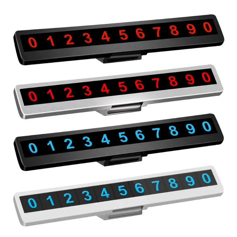 

Reverse Invisible Stop Sign Car Parking Card for Vehicles Car Move Phone Number Card Car Accessories