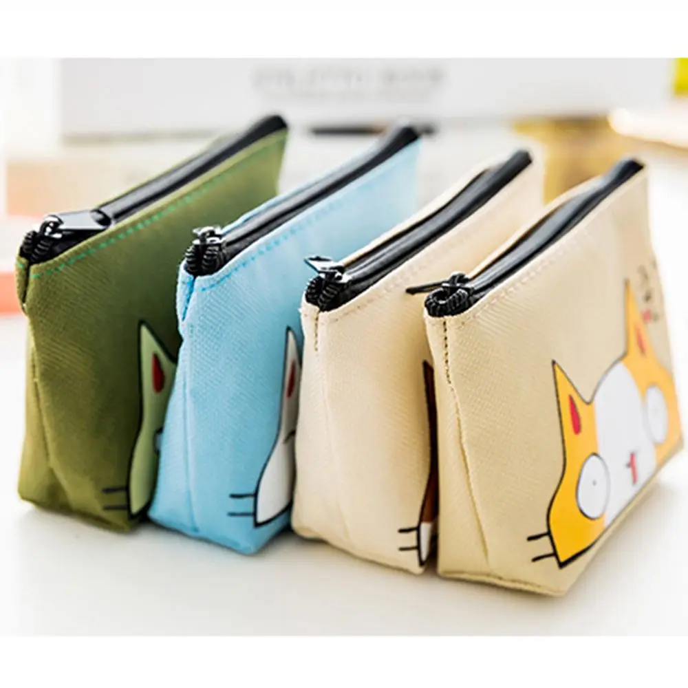 Black Universe Pattern Canvas Card Wallet With Zipper For Women Womens Fashion Purse