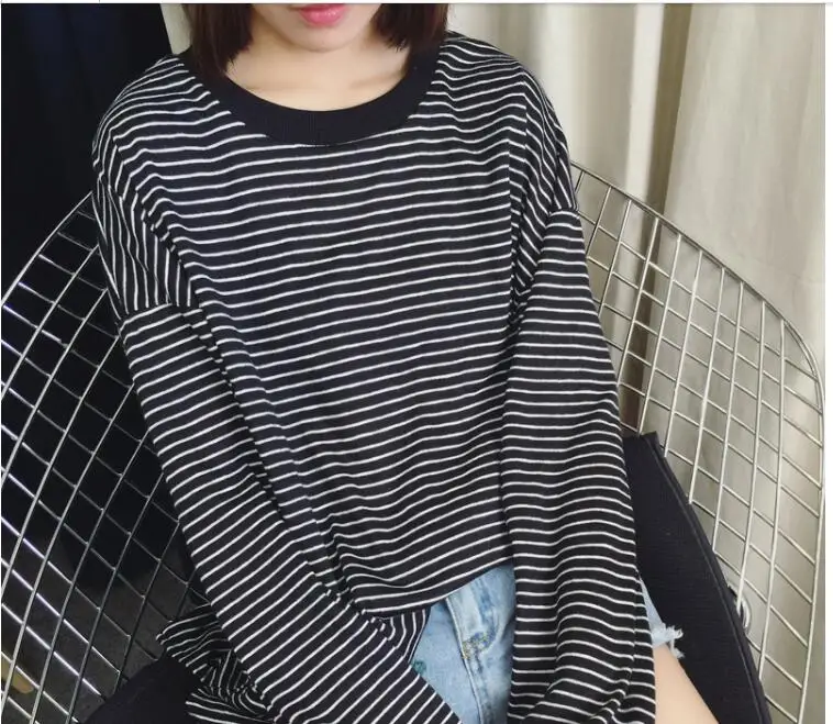 Loose striped t shirt Clearance