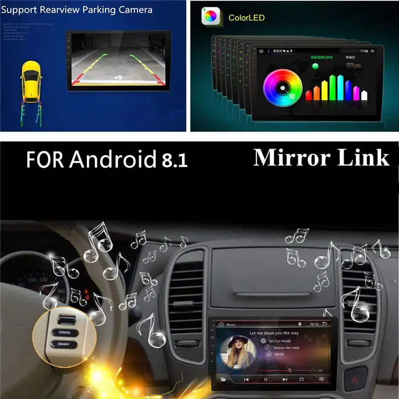 Details about / Car GPS 10.1/" 1080P 1Din Touch Screen Quad-Core Stereo Radio Player for Android