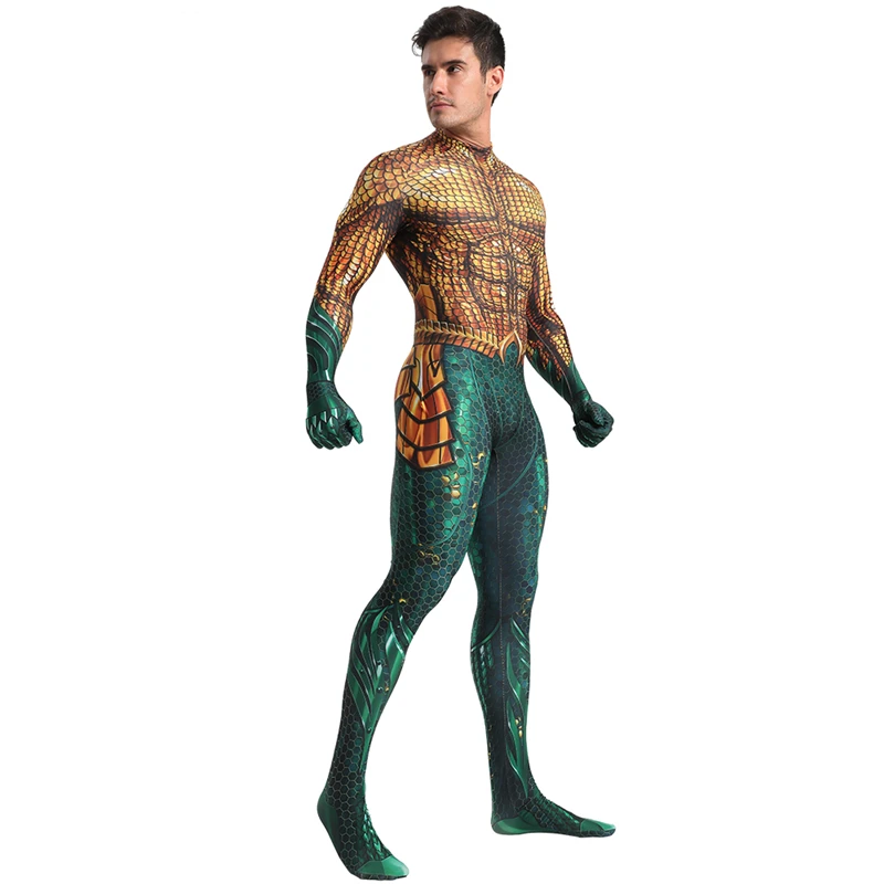 Роскошный костюм супермена Aquaman для косплея комбинезон супергероя Лиги