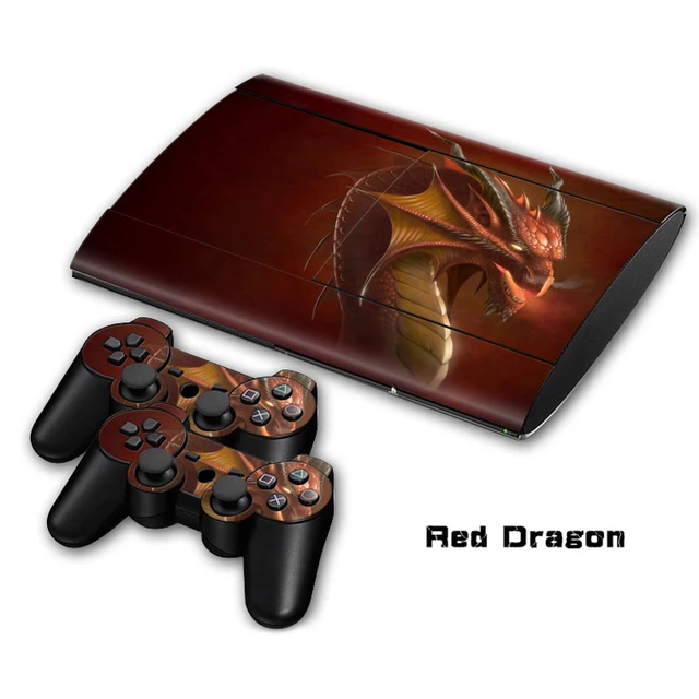 Best Offers Red Dragon Vinyl Skin Sticker For Sony PlayStation 3 Super Slim Console and Controller Skins 