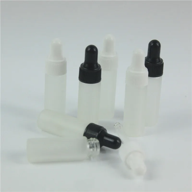 

5pcs x 5ml Frosted Glass Dropper Bottle Mini Glass Essential Oil Bottle With Glass Vials Empty Perfume Bottle