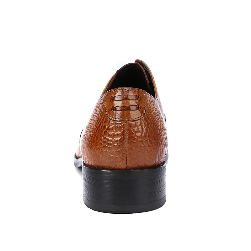 Para Vestido Zapatos black De Boda Oficina red Cuero Hombre Genuino Italiano Diseño Brown Calzado Fiesta Formal Oxfords Pgwqxt5c