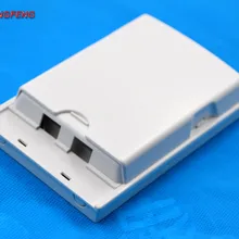 20 шт. новая FTTH Push-cap волоконно-оптический Настольный 2 порта оптического волокна настольная коробка оптического волокна Клеммная коробка специальная