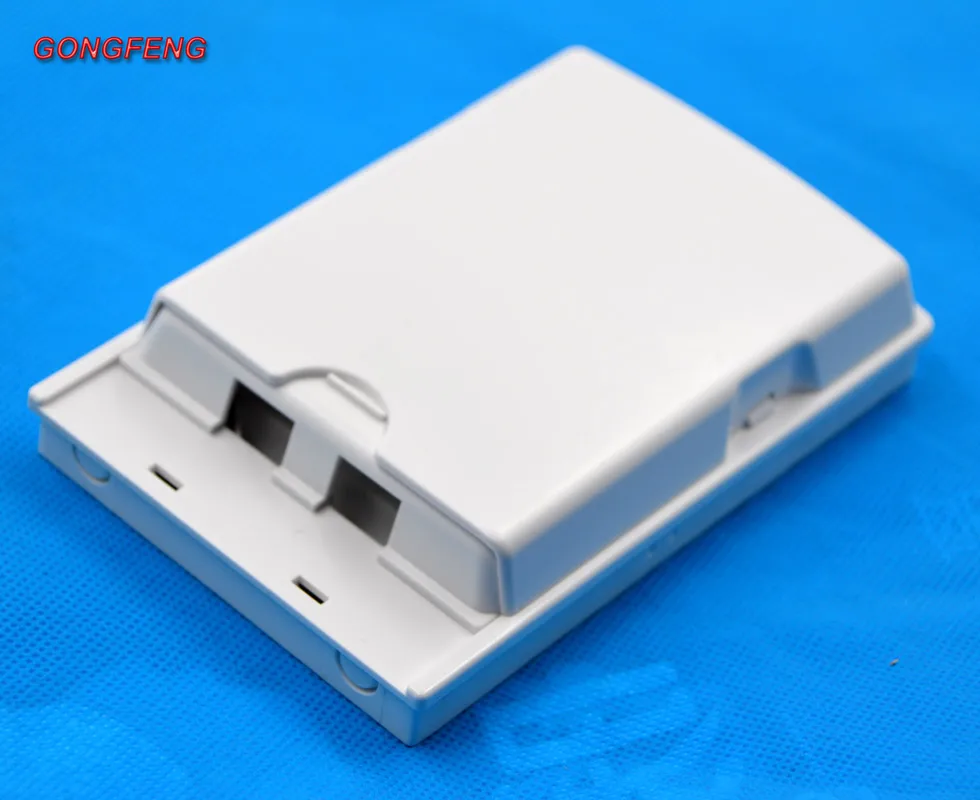 

20pcs New Sale FTTH Push-Cap Optical Fiber Desktop 2 Port Optical Fiber Desktop Box Optical Fiber Terminal box Special Wholesale
