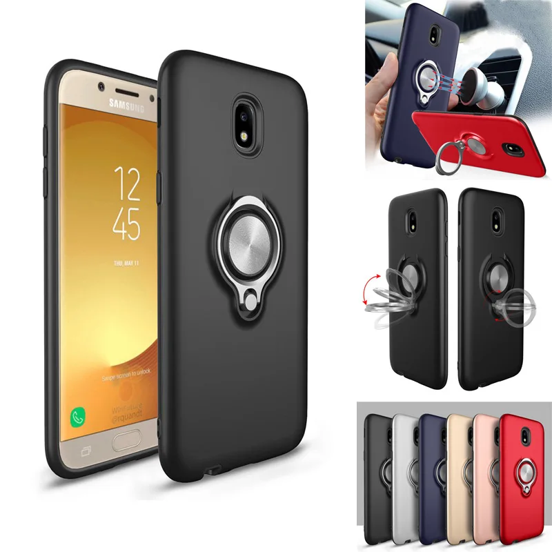 shockproof 360 Degrees Rotation with Ring Grip Holder Kickstand hard case for Samsung Galaxy J730 (2017)/J7 Pro 2017 |