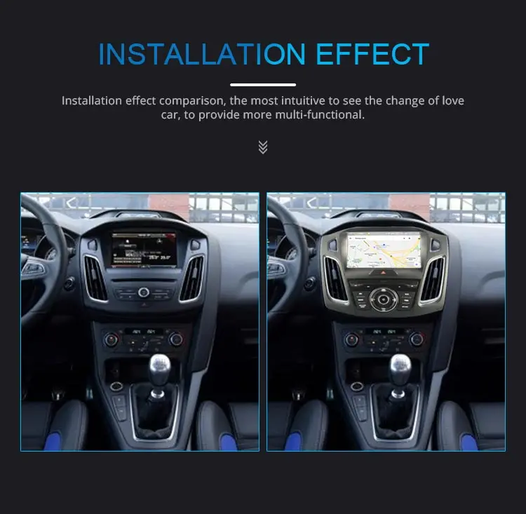 Clearance JDASTON Android 9.0 Car DVD Player For Ford Focus 2015 2016 2017 2018 WIFI Multimedia GPS Stereo 1Din Car Radio Audio Auto Video 10