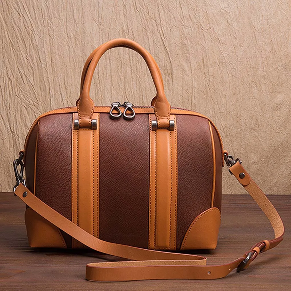 

Vintage Retro Leather Large Capacity Crossbody Single Shoulder Messenger Bag Handbag Tote for Women Girls
