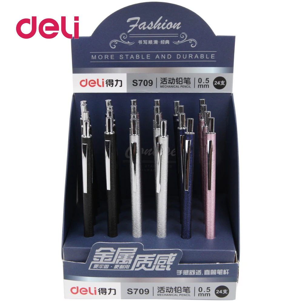 

Deli 1 PCS Mechanical Pencil 0.5 mm Automatic Pencil Kawaii School Stationery Chancery Office Supply Kids Student Writing