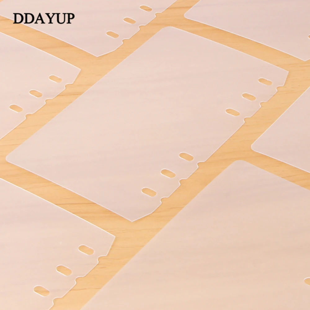 Papery Separator Index Paper Separation Divider Page Plastic Loose Leaf