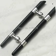 550mm high quality Black crystal door handles stainless steel silver glass wood door pulls Ktv ,Hotel Office bathroom door pull