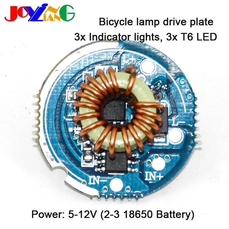 

JYL-8806 3T6 Automatic Car Lights Drive Board PCB 7.4V Power Circuit Board 3 LEDs 28MM