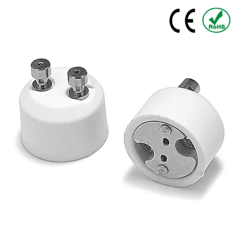 

GU10 to MR16 Adapter GU10 to MR16 Lamp Holder Converter Power Adapter Base Socket LED Light Bulb Extend Plug