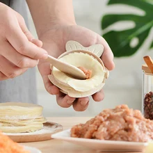 2 шт/партия пельменный аппарат обертка пресс форма рыбы с инструмент-ложка Экологичная Пшеничная солома материал