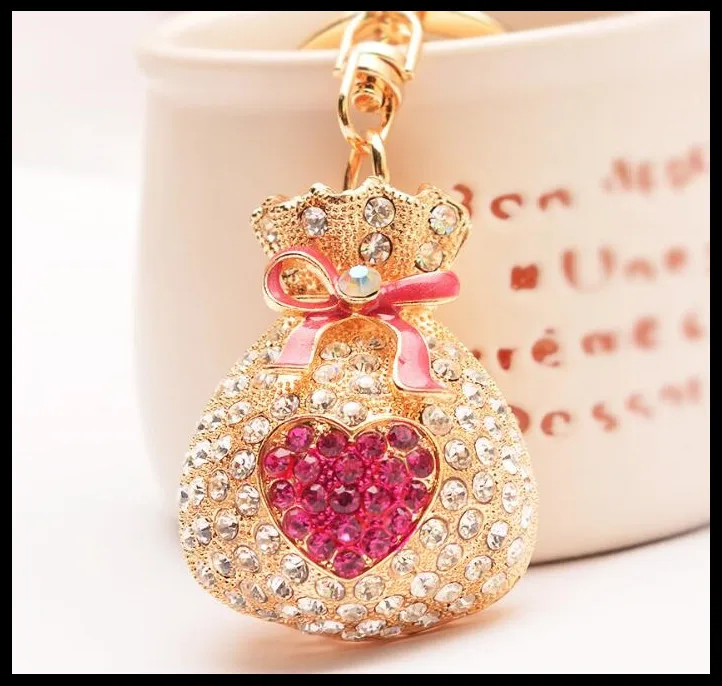 Fashion Creative Lucky Bag KeyChain Girls Ornaments Car Exquisite Gift Birthday Party Favors Brand New | Дом и сад