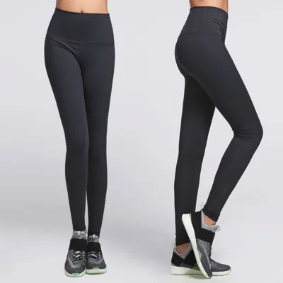 Ceny Eshtanga kobiety joga na wysoki wzrost legginsy super jakość wysokie elastyczny pas stałe 4 way Stretch spodnie obcisłe rozmiar XXS XL