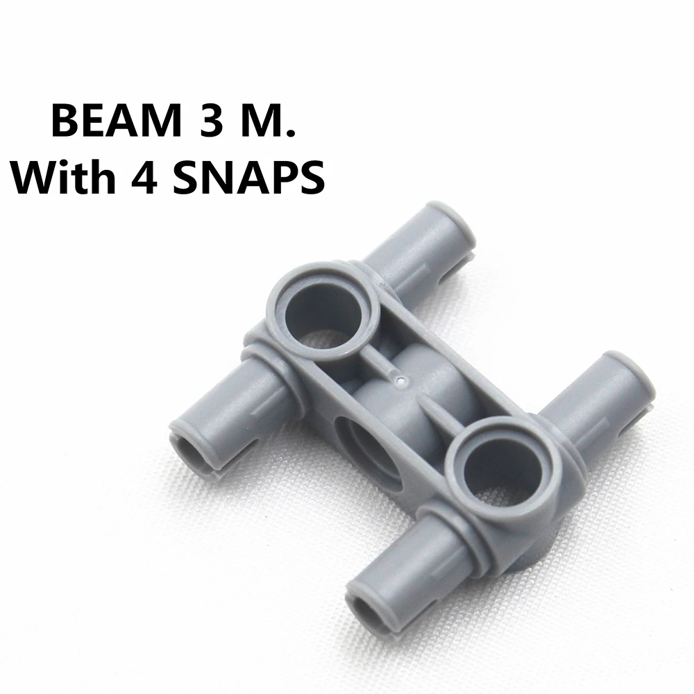 Building Blocks MOC Technic Parts 10 pcs BEAM 3 M. With 4 SNAPS compatible with lego for kids boys toy MOC4225033 Building Blocks MOC Technic Parts 10 pcs BEAM 3 M. With 4 SNAPS compatible with lego for kids boys toy MOC4225033
