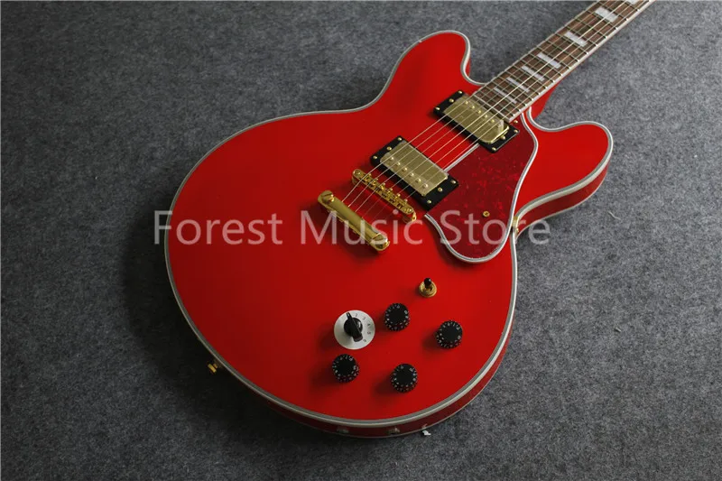 

Wholesale Red Glossy Finish BBKing Suneye ES Electric Guitar Lucille Signature Guitarra As Picture For Sale