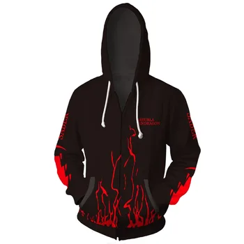 

fate/stay night Gilgamesh saber Cosplay Costumes fate/stay night Hoodies printing Zip Up Hoodie Men's women's sports Jackets