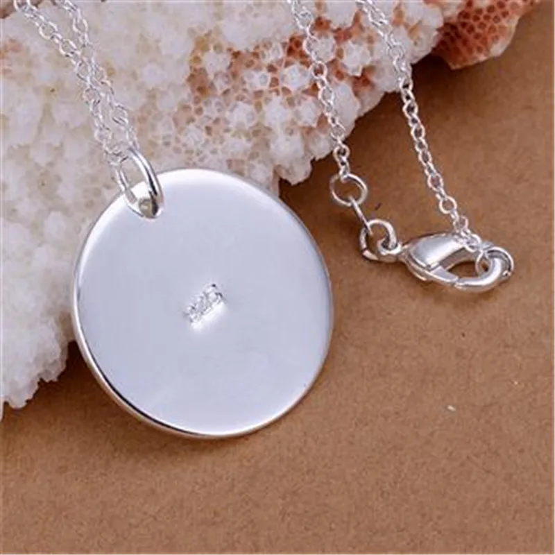 Round Stainless Steel Pendants Stamping Blanks For Necklaces Jewelry