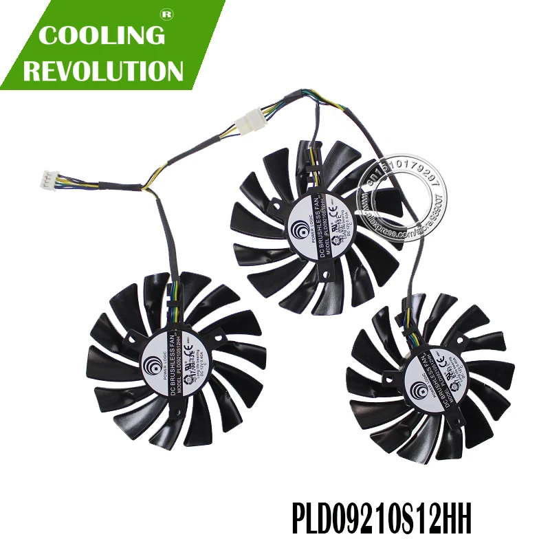 Бесплатная доставка PLD09210S12HH DC 12 В 0 40a 85 мм VGA вентилятор 4 контакта для MSI GTX1080Ti 11G DUKE