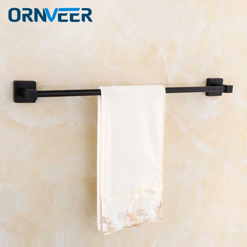 square black towel bar