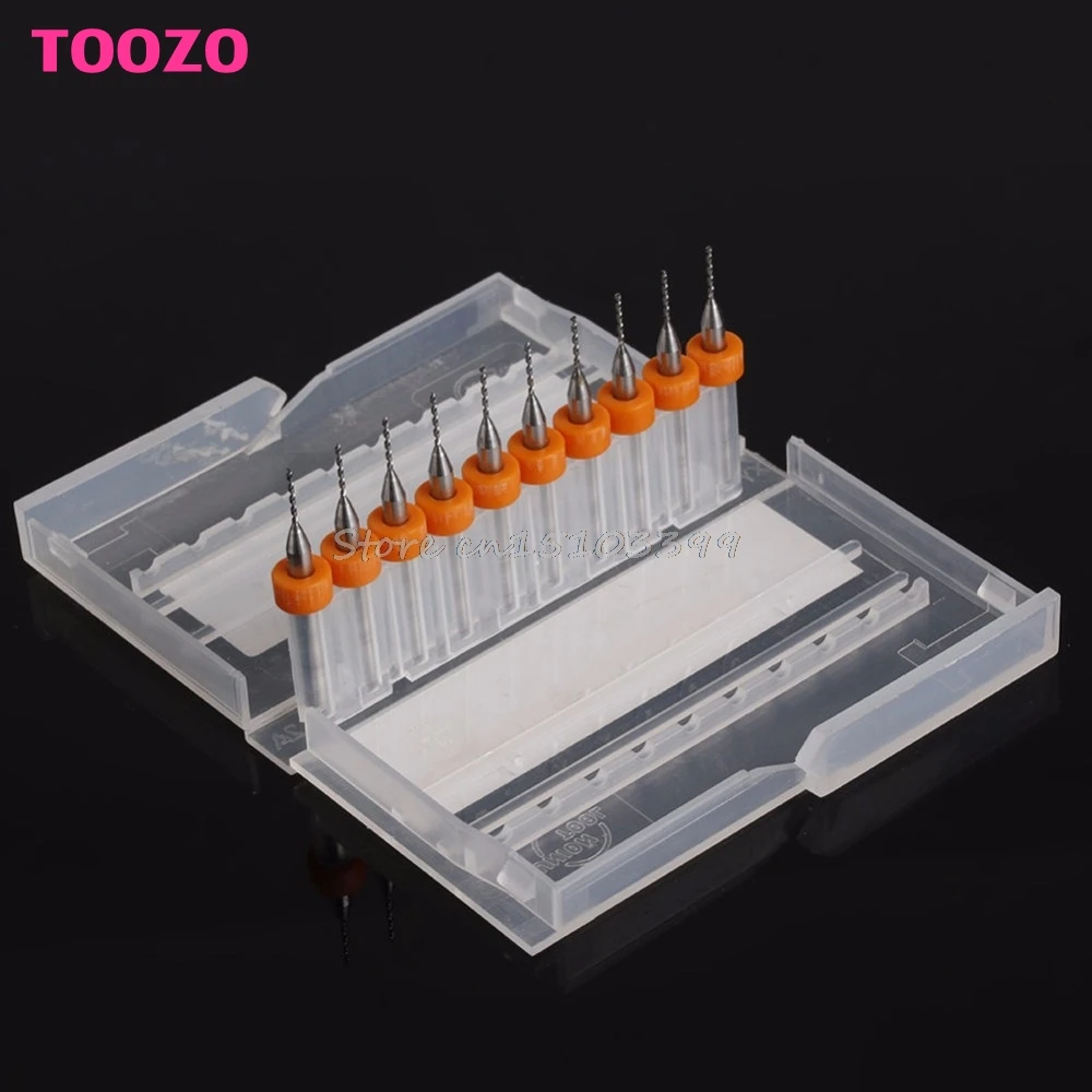 

10Pcs PCB Print Circuit 0.8mm Micro Drill Bits Board Carbide CNC Engraving Tool G08 Drop ship