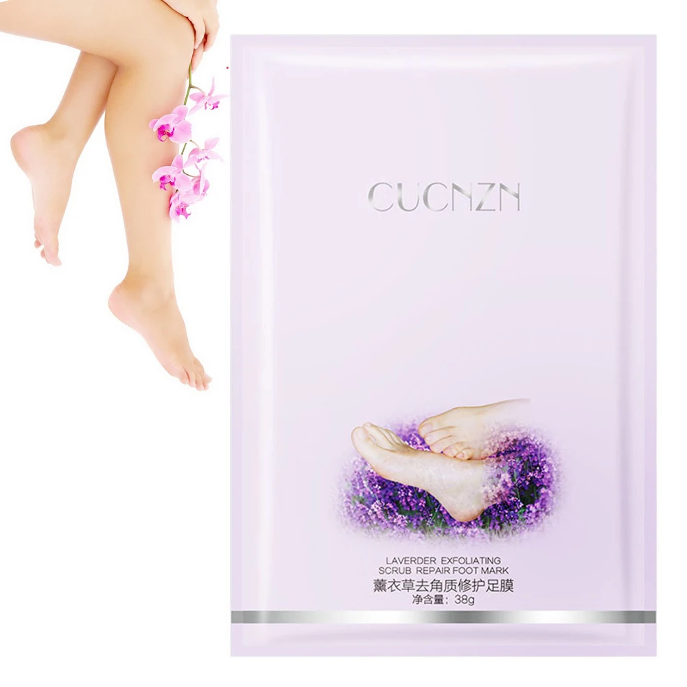 

2 Pcs One Bag Foot Care For Feet Exfoliating Foot Mask Socks For Pedicure Care Removal Dead Skin relieving stress TSLM2