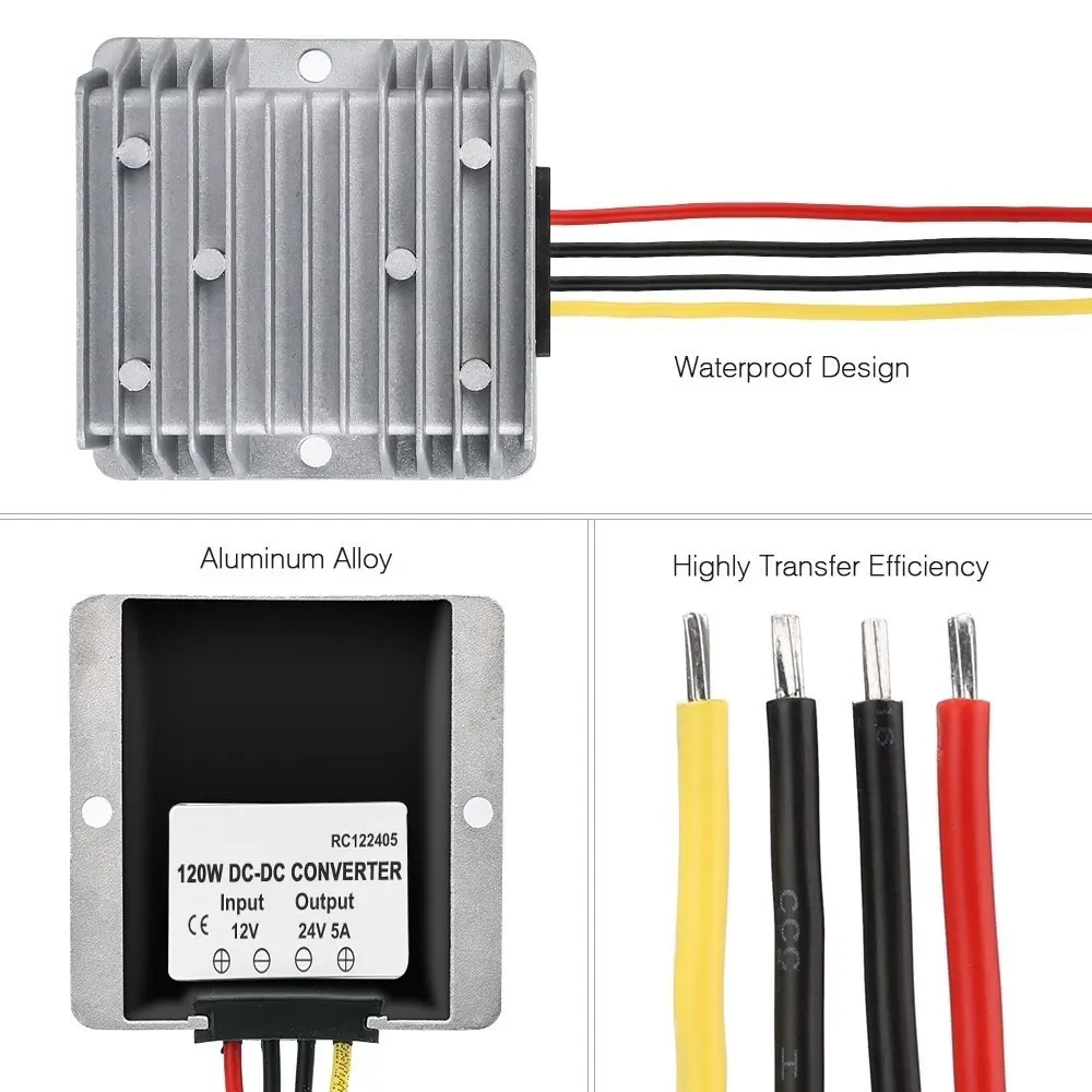 Vehemo автомобили DC12V к DC24V DC преобразователь Step-адаптер постоянного тока Smart регулятор конвертер Мощность конвертер Водонепроницаемый