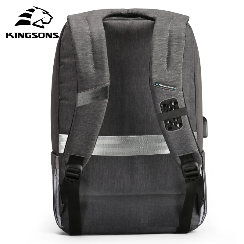 Kingsons a prueba de golpes a prueba de aire de amortiguación bolsa Tablet portátil de Mochila de hombre y mujer noche impermeable Anti-robo de Mochila