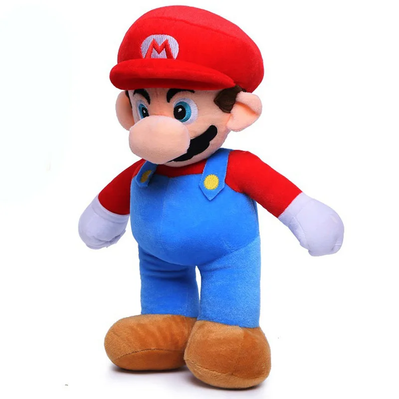 

2 Types 25cm Super Mario Bros Luigi Plush Toys Super Mario Stand Mario Brother Stuffed Toys Soft Dolls