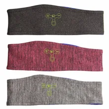 Беспроводной Bluetooth Вязание музыка оголовье гарнитура сна Спорт головной платок Бег Йога тренажерный зал телефон наушники