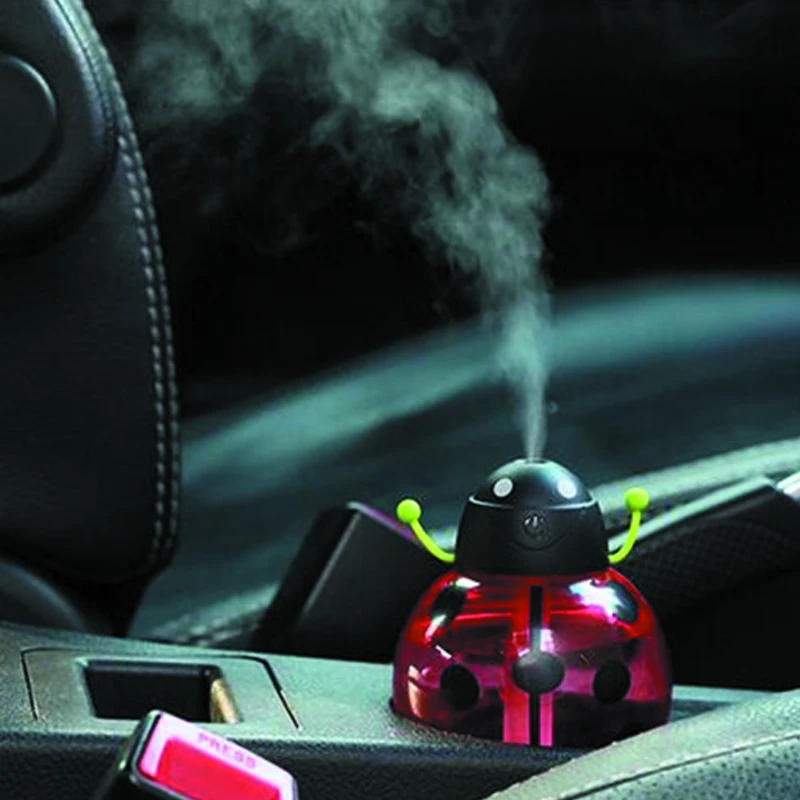 

USB Car Humidifier Ultrasonic Humidifier Beatles Mini Aroma Essential Oil Diffuser Aromatherapy Mist Maker