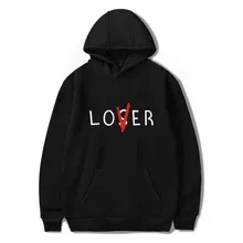 It Loser свитшот для мужчин и женщин, Клубные худи, повседневные Клубные Толстовки Унисекс Loser Lover размера плюс, куртка с капюшоном