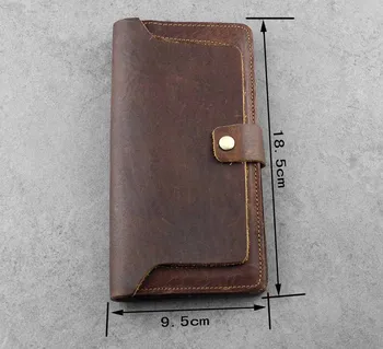 

Vintage Men Wallet European&American Leather Wallets Fashion Purse Card Holder