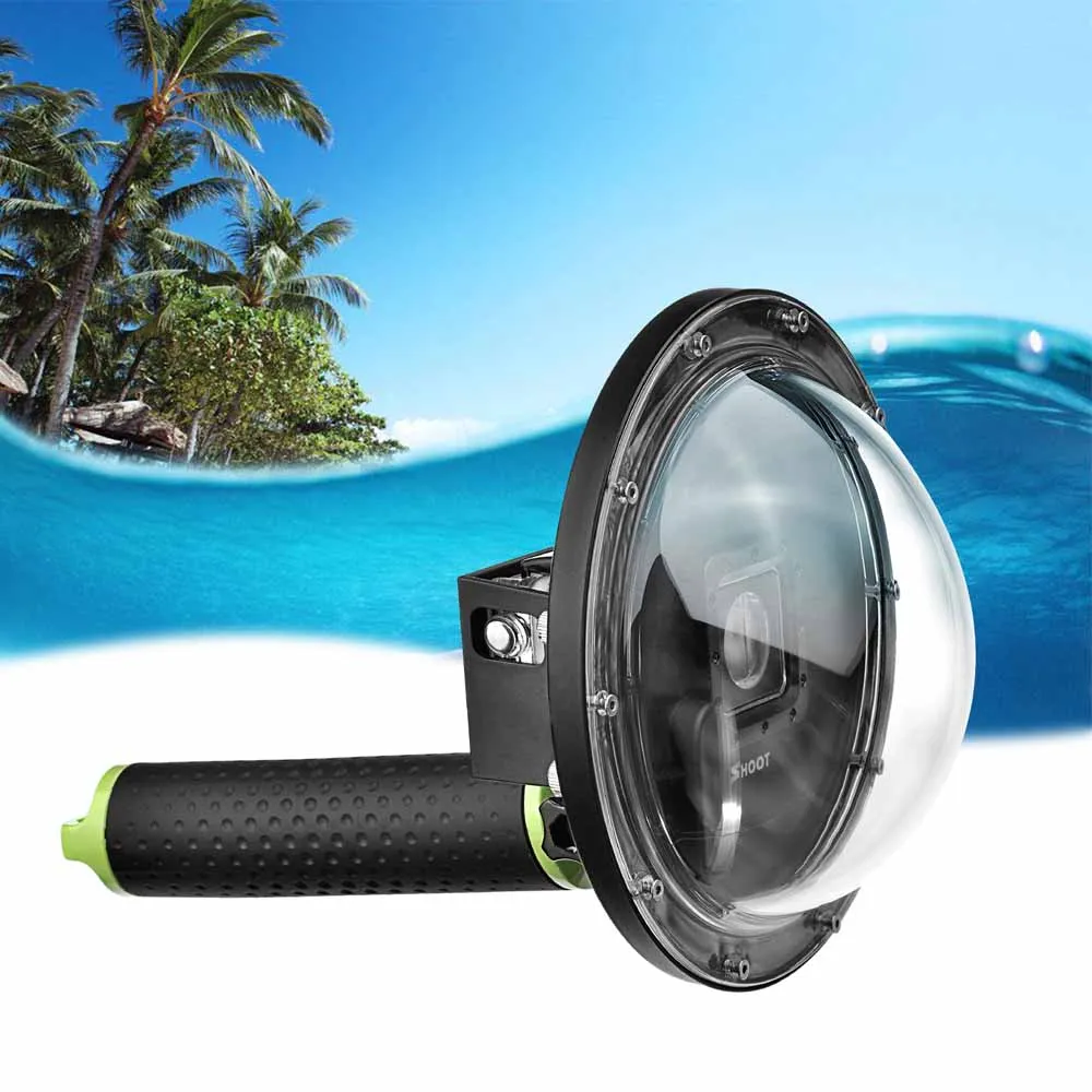 

SHOOT 6 inch Diving Dome for Gopro Hero 7 5 6 4 Action Camera Waterproof Case Dome Port For Go Pro Hero 7 6 5 4 Go Pro Accessory