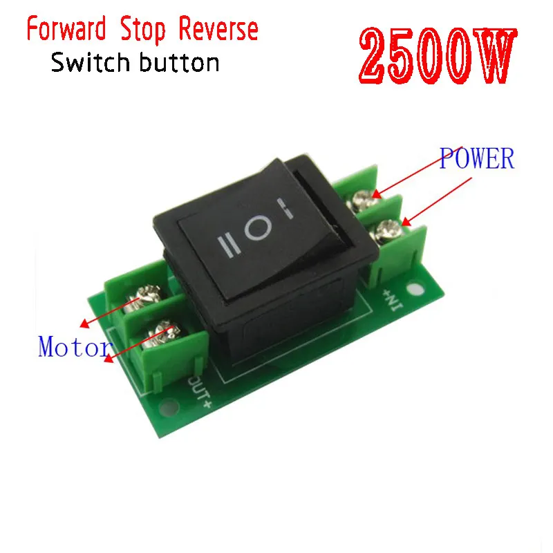 Switch Dc Motor 6v12v24v36v Direction Of Rotation Forward