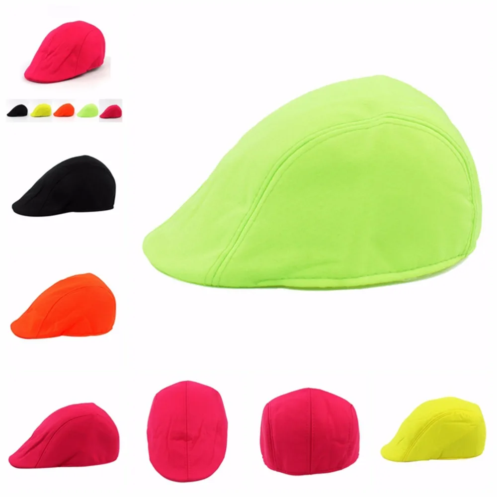Высокое качество 1 шт. кепки Хип-Хоп плоская шляпа для мужчин и женщин карамельный цвет берет женский Бейсбол