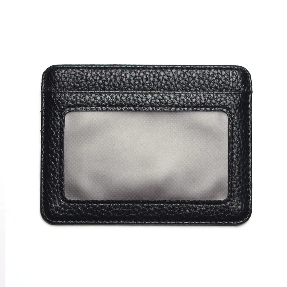 

1pc Mens PU Leather Wallet Front Pocket Blocking Slim Mini Card Holder Purse Credit Card Holder Men Wallet Thin Small free ship