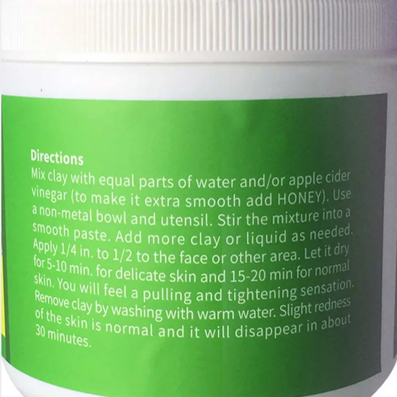 Индийская лечебная Bentonite Detox глина MELAO 100% натуральный порошок для лица глубокое