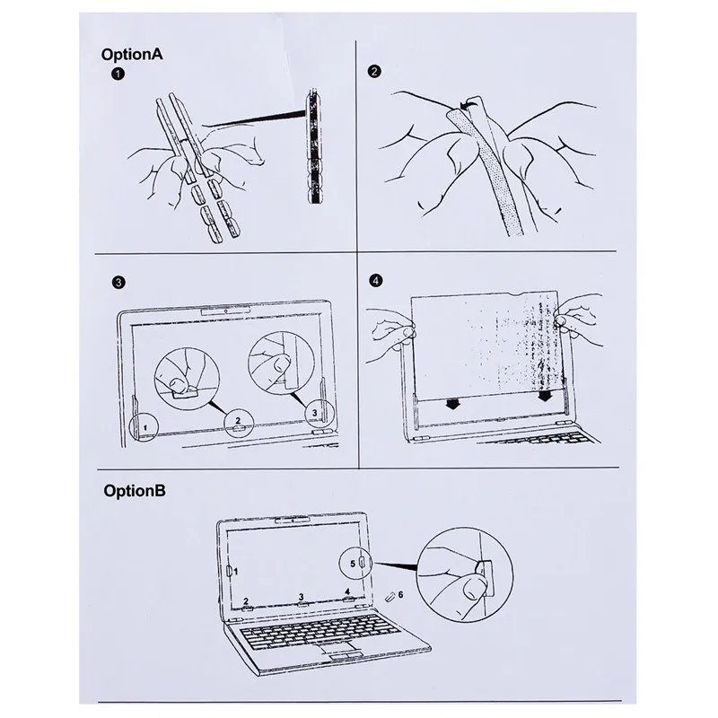 21.5 inch Privacy Screen Filter Anti-peeping Protector film for 16:9 Widescreen Computer 475mm*267mm